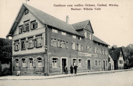 SCHWÄBISCH GMÜND (7070) - Gasthaus Zum Weißen Ochsen I-II - Otros & Sin Clasificación