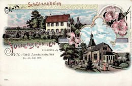 Heilbronn (7100) XXII. Württembergisches Landesschießen 16. Bis 18. Juli 1899 Schützenhaus Sonnenbrunnen Granzsache I- - Other & Unclassified