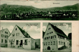 Bretzfeld (7117) Gemischtwarenhandlung Breuninger Gasthaus Zur Linde II (Stauchung) - Other & Unclassified