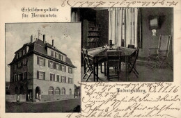 Ludwigsburg (7140) Erfrischungsstätte Für Verwundete 1916 I-II (fleckig) - Other & Unclassified