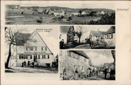 Erlenhof (7165) Gasthaus Zum Adler L. Schlipp I-II (Eckstauchungen) - Sonstige & Ohne Zuordnung