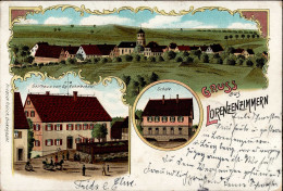 Lorenzenzimmern (7171) Gasthaus Röhnlechner Schule 1901 I-II - Autres & Non Classés