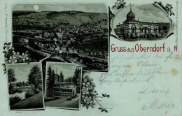 Oberndorf Am Neckar (7238) Mondschein-Karte Schützenhaus 1898 I-II - Otros & Sin Clasificación