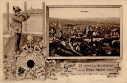 Esslingen (7300) 24. Württembergisches Landesschießen 25. Bis 28. Juni 1911 I (Marke Entfernt) - Esslingen