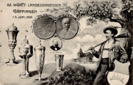 Göppingen (7320) XX. Württembergisches Landesschießen 1. Bis 5. Juni 1905 I - Autres & Non Classés