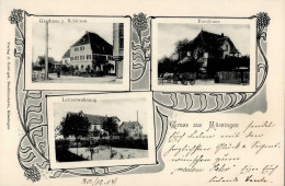 Mössingen (7406) Gasthaus Zum Schützen 1904 I - Autres & Non Classés