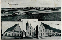 Frohnstetten (7488) Gasthaus Zum Schwanen Gasthaus Zur Krone Kirche II- (Abschürfungen) - Autres & Non Classés
