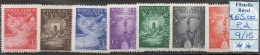 Vaticano - 1947 - Posta Aerea - "Soggetti Vari", Serie Cpl , 7 Valori, Gomma Integra, Cat Sassone 9/15 - Nuovi