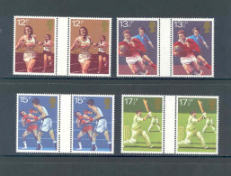 Great Britain 1980 Sport Gutterpairs MNH ** - Unused Stamps