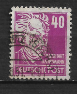 ALLEMAGNE   REPUBLIQUE DÉMOCRATIQUE  N°   43     "CÉLÉBRITÉS " - Used Stamps