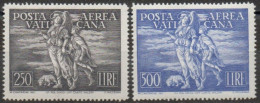 Vaticano - 1948 - Posta Aerea - "Arcangelo E Tobiolo ", Serie Cpl , 2 Valori, Gomma Integra, Cat Sassone 16/17 - Nuovi