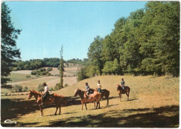 19. Gf. ST-GERMAIN-LES-VERGNES. Domaine De Lascaux. Promenade à Cheval. 0696 - Other & Unclassified