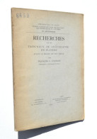 Recherches Sur Les Tribunaux De Châtellenie En Flandre - F. Ganshof / Bruges Gand Termonde Ypres Douai Furnes Cassel Etc - Bélgica