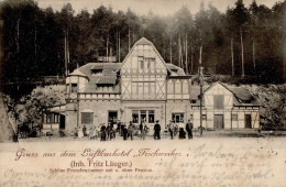 Spielberg (7501) Luftkurhotel Fischweiher Inh. Läuger 1907 I-II - Karlsruhe