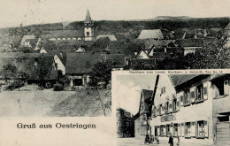 Östringen (7524) Gasthaus Zum Lamm I-II (Marke Entfernt) - Karlsruhe