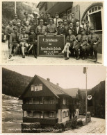 Ottenhöfen (7593) 2 Foto-AK Hans-Sachs-Schule NSDAP-Lehrgang 1934 - Karlsruhe