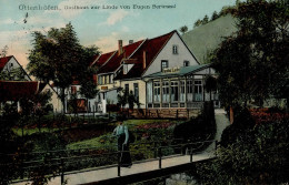 Ottenhöfen (7593) Gasthaus Zur Linde Eugen Bertrand 1912 I-II (kl. Stauchung) - Karlsruhe