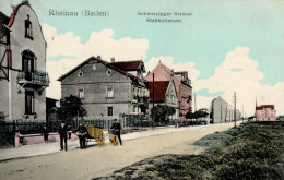 Rheinau (7597) Schwetzinger Strasse Stabhalteramt 1909 I-II - Karlsruhe