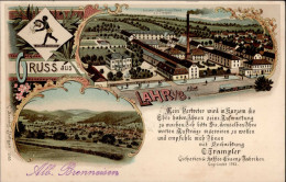 Lahr-Schwarzwald (7630) Kaffee-Essenz-Fabrik Trampler Eisenbahn 1899 I Chemin De Fer - Karlsruhe