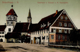 Bräunlingen (7715) Gasthaus Zum Ochsen Bes. Rosenstihl, R. 1910 I-II - Karlsruhe
