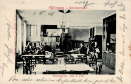 Villingen-Schwenningen (7730) Gasthaus Zur Blumenstube 1908 I- - Karlsruhe