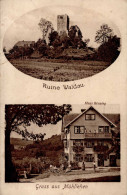 Königsfeld (7744) Mühllehen Ruine Waldau Haus Benzing I-II (fleckig) - Karlsruhe