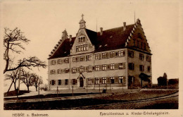 Hegne (7753) Kinder-Sanatorium Bahnpost Singen Offenburg Zug 1445 I - Konstanz
