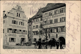 Konstanz (7750) Gasthaus Barbarossa Papier- Und Schreibwarenhandlung 1904 I-II - Konstanz