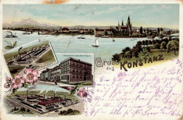 Konstanz (7750) Ziegelei Giesserei Fabrik 1905 I- - Konstanz