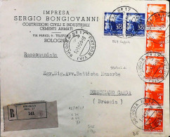 Italy - Repubblica - Democratica Raccomandata Da Bologna - S7054 - 1946-60: Poststempel