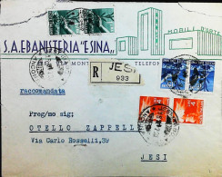 Italy - Repubblica - Democratica Raccomandata Da Jesi - S7070 - 1946-60: Storia Postale