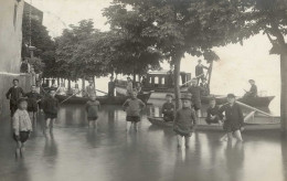 Überlingen (7770) Hochwasser 1910 Foto-AK I-II (Eckbug) - Other & Unclassified