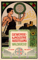 WALDKIRCH (7808) - GEWERBE-AUSSTELLUNG 1913 Dekorative Offiz. Ausstellungskarte I - Freiburg I. Br.