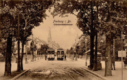 Freiburg Im Breisgau (7800) Günthersthalstrasse Straßenbahn 1907 I-II - Freiburg I. Br.