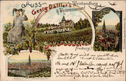 Freiburg Im Breisgau (7800) Weinhandlung U. Weingasthaus Dattler 1897 I- - Freiburg I. Br.