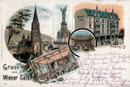 Freiburg Im Breisgau (7800) Wiener Cafe Münster Billard 1901 I-II - Freiburg I. Br.