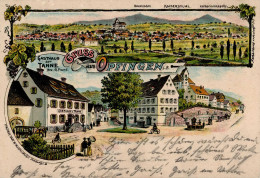 Freiburg Opfingen (7800) Gasthaus Zur Tanne Kaiserstuhl Fahrrad 1904 I-II Cycles - Freiburg I. Br.