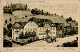 Oberprechtal (7807) Gasthaus Und Pension Zum Adler Inh. Pleuler 1925 I- - Otros & Sin Clasificación