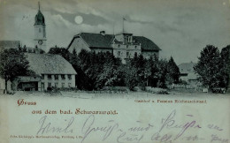 Höchenschwand (7821) Gasthaus Und Pension Höchenschwand 1898 II- (Reissnageleinstiche) - Other & Unclassified