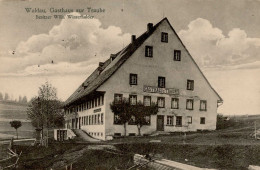 Waldau (7820) Gasthaus Zur Traube Bes. Winterhalder, Wilh. 1921 II (Marke Entfernt) - Altri & Non Classificati