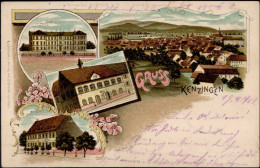 Kenzingen (7832) Rathaus Volksschule Totale 1902 I-II - Altri & Non Classificati