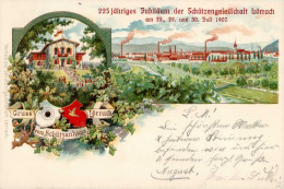 Lörrach (7850) 225 Jähriges Jubiläum Der Schützengesellschaft Lörrach 28. Bis 30. Juli 1907 I - Loerrach