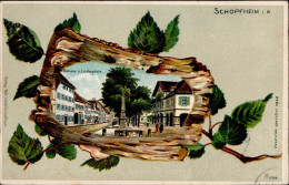 Schopfheim (7860) Präge-Karte Rathaus II- (Reißnagelloch) - Otros & Sin Clasificación