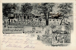Ulm (7900) Schützenhaus Der Armbrustschützengesellschaft 1917 I - Otros & Sin Clasificación