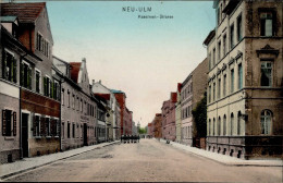 Neu Ulm (7910) Kasernen Strasse 1909 I - Sonstige & Ohne Zuordnung