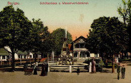 Bad Saulgau (7968) Schützenhaus Wasserwerkdenkmal 1906 I-II (fleckig, Ecken Abgestossen) - Andere & Zonder Classificatie