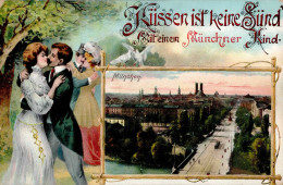 München (8000) Straßenbahn Verlag Ottmar Zieher 1910 I- - Muenchen