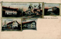 Harthausen (8011) Handlung Spann Gasthaus Grabmeier Gasthaus Zum Forstwirt 1908 I-II - Otros & Sin Clasificación