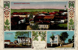 Siegertsbrunn (8011) Schule 1915 II (Stauchung) - Otros & Sin Clasificación