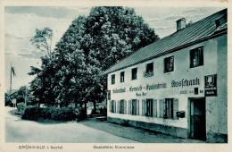 Grünwald (8022) Gasthaus Eierwiese Emailschild I- - Sonstige & Ohne Zuordnung